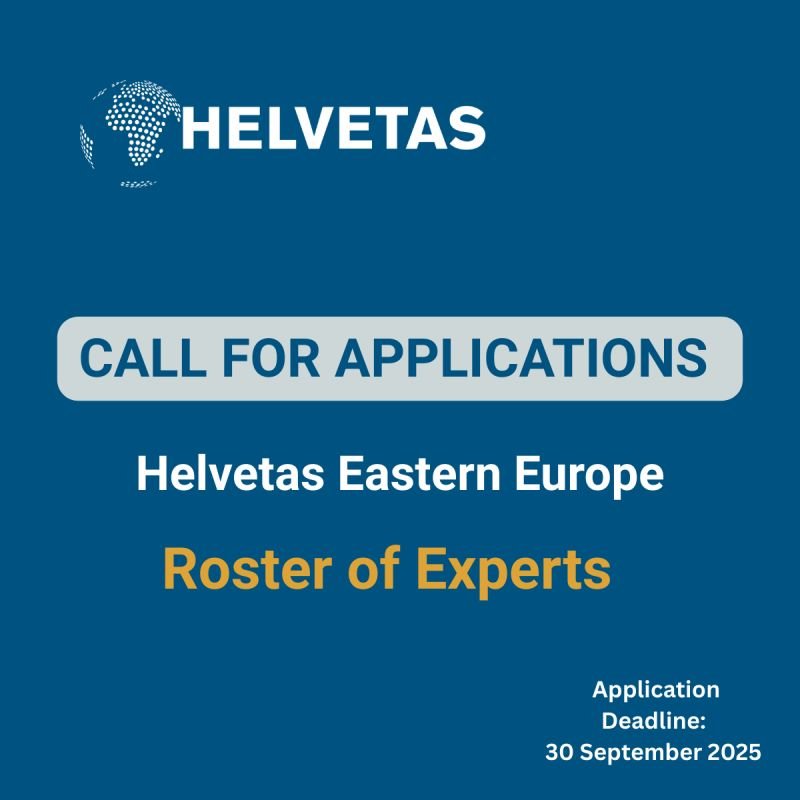 Join the Helvetas Eastern Europe Roster of Experts (2025) – Apply Now